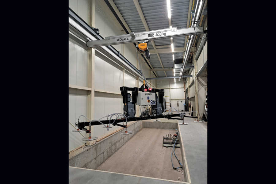 suwnica, montaż suwnicy, suwnice aluminiowe